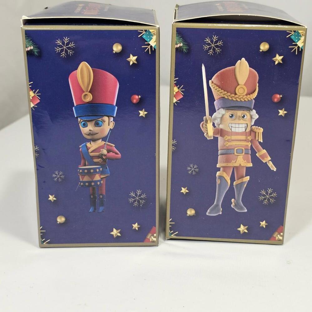 2 Immersive Nutcracker Glass A Winter Miracle Handmade Christmas Ornaments - Picture 4 of 7